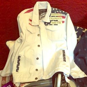 White Jean Jacket